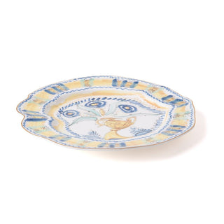 Diesel with Seletti Classics on Acid Spanish Yellow plate diam. 28 cm. - Buy now on ShopDecor - Discover the best products by DIESEL LIVING WITH SELETTI design