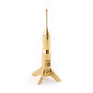 Diesel with Seletti Cosmic Diner Hard Rocket candle holder large gold - Buy now on ShopDecor - Discover the best products by DIESEL LIVING WITH SELETTI design