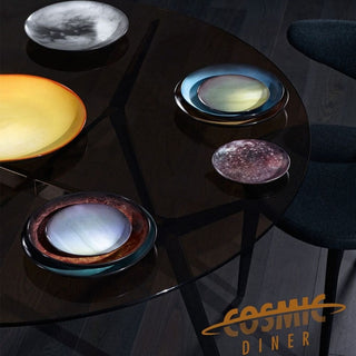 Diesel with Seletti Cosmic Diner Moon platter diam. 30 cm. - Buy now on ShopDecor - Discover the best products by DIESEL LIVING WITH SELETTI design