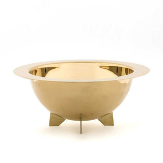 Diesel with Seletti Cosmic Diner Lunar salad bowl brass gold - Buy now on ShopDecor - Discover the best products by DIESEL LIVING WITH SELETTI design
