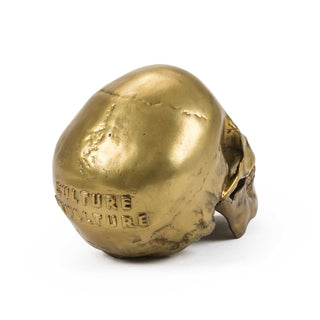 Diesel with Seletti Wunderkrammer Human Skull decoration brass - Buy now on ShopDecor - Discover the best products by DIESEL LIVING WITH SELETTI design