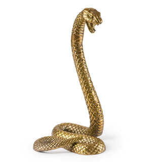 柴油與Seletti奇童蛇雕塑黃銅