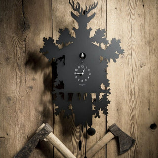 Domeniconi Cucù cuckoo clock black - Buy now on ShopDecor - Discover the best products by DOMENICONI design
