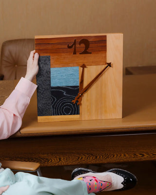 Domeniconi Nel Blu Dipinto di Blu wall clock