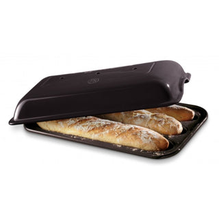 Emile Henry Baguette Baker Emile Henry Charcoal 79 - Buy now on ShopDecor - Discover the best products by EMILE HENRY design