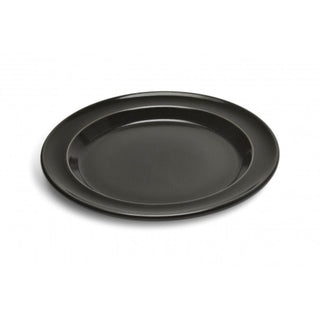 Emile Henry salad/dessert plate diam. 21 cm. Emile Henry Charcoal 79 - Buy now on ShopDecor - Discover the best products by EMILE HENRY design