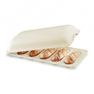 Emile Henry Mini-baguettes Baker Emile Henry Linen 50 - Buy now on ShopDecor - Discover the best products by EMILE HENRY design
