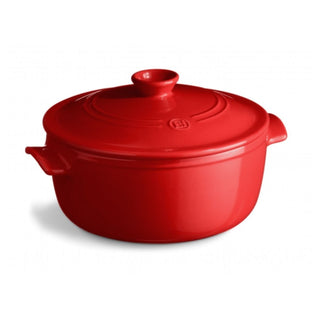 Emile Henry round casserole 4 L. Emile Henry Burgundy 34 - Buy now on ShopDecor - Discover the best products by EMILE HENRY design