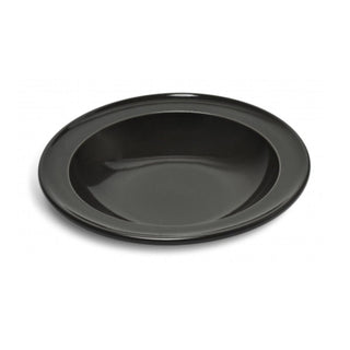 Emile Henry soup plate diam. 22 cm. Emile Henry Charcoal 79 - Buy now on ShopDecor - Discover the best products by EMILE HENRY design