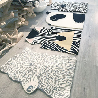 Eo Play Zebra Carpet in the shape of a zebra - Buy now on ShopDecor - Discover the best products by EO PLAY design