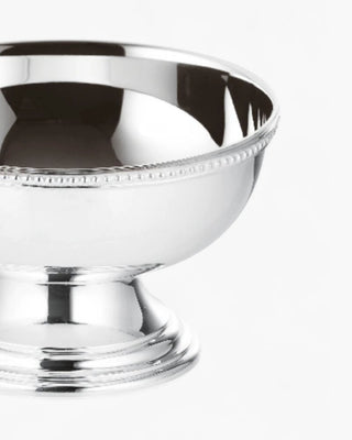 Ercuis Ambassade Perles cup with foot silver plated - Buy now on ShopDecor - Discover the best products by ERCUIS design
