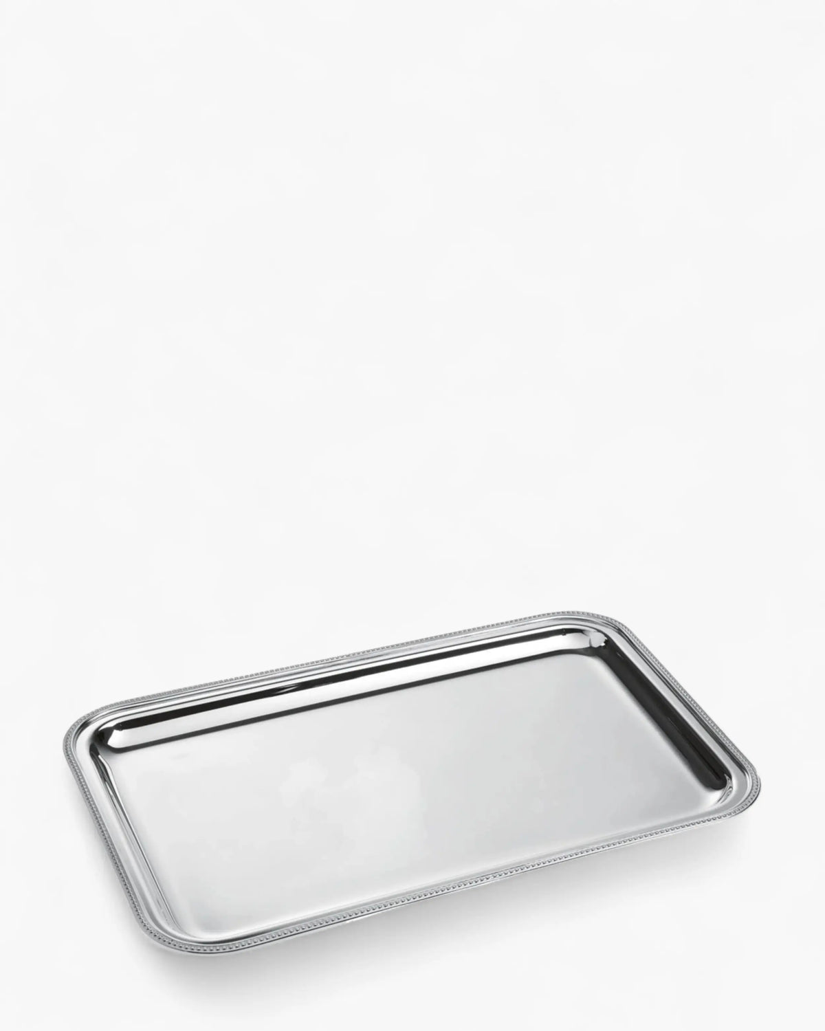 589 / ERCUIS 82130 PLATEAU METAL ARGENTÉ 30X23CM 629 GRAMMES