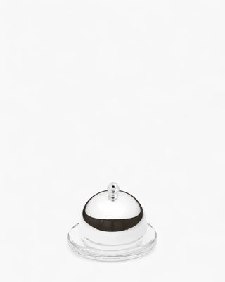 Ercuis Regards butter dish with cover silver plated 10 cm - 3.94 in - Buy now on ShopDecor - Discover the best products by ERCUIS design