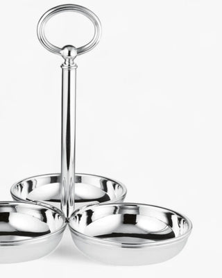 Ercuis Rencontre snack server 3 small cups silver plated - Buy now on ShopDecor - Discover the best products by ERCUIS design