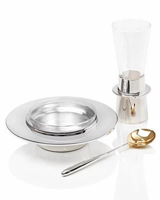 Ercuis Saturne caviar and vodka set silver plated - Buy now on ShopDecor - Discover the best products by ERCUIS design