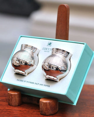 Ercuis Transat salt and pepper shakers silver plated - Buy now on ShopDecor - Discover the best products by ERCUIS design