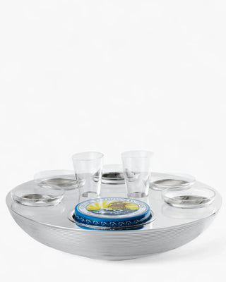 Ercuis Transat 5 caviar and 2 vodka holders silver plated - Buy now on ShopDecor - Discover the best products by ERCUIS design