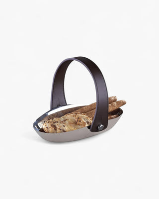 Broggi Essenza bread/fruit basket with handle Oval - Buy now on ShopDecor - Discover the best products by BROGGI design