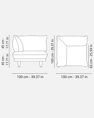 Fatboy Paletti Corner Seat modular corner armchair