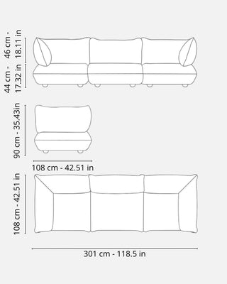 Fatboy Sumo velvet sofa