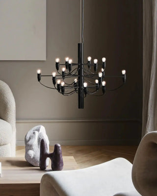 Flos 2097 pendant lamp with frosted bulbs