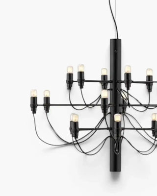 Flos 2097 pendant lamp with frosted bulbs