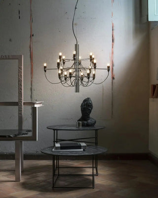 Flos 2097 pendant lamp with frosted bulbs