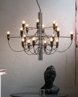 Flos 2097 pendant lamp with frosted bulbs