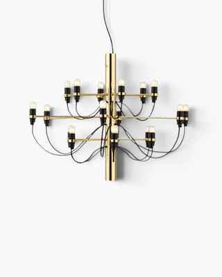 Flos 2097 pendant lamp with frosted bulbs