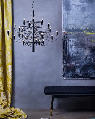 Flos 2097 pendant lamp with frosted bulbs