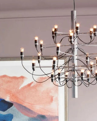 Flos 2097 pendant lamp with frosted bulbs