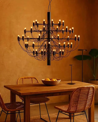 Flos 2097 pendant lamp with frosted bulbs
