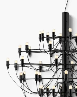 Flos 2097 pendant lamp with frosted bulbs