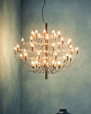 Flos 2097 pendant lamp with frosted bulbs