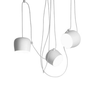 Flos AIM 3 pendant lamps with ceiling rose included White - Buy now on ShopDecor - Discover the best products by FLOS design