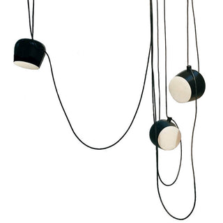 Flos AIM 3 pendant lamps with ceiling rose included Black - Buy now on ShopDecor - Discover the best products by FLOS design