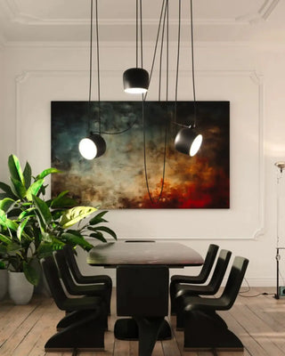 Flos AIM 3 LED pendant lamps with ceiling rose included