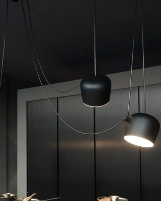 Candeeiro suspenso Flos AIM LED, com roseta de teto incluída