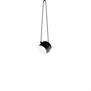 Flos AIM Small pendant lamp with ceiling rose included Black - Buy now on ShopDecor - Discover the best products by FLOS design
