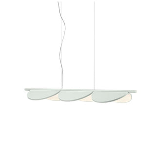 Flos Almendra Linear S3 pendant lamp LED 130 cm. 110 Volt Flos Almendra Off White - Buy now on ShopDecor - Discover the best products by FLOS design