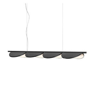 Flos Almendra Linear S4 pendant lamp LED 166 cm. 110 Volt Flos Almendra Anthracite - Buy now on ShopDecor - Discover the best products by FLOS design