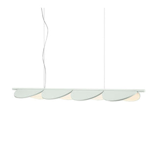 Flos Almendra Linear S4 pendant lamp LED 166 cm. 110 Volt Flos Almendra Off White - Buy now on ShopDecor - Discover the best products by FLOS design