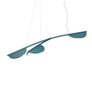 Flos Almendra Organic S3 Short pendant lamp LED 161 cm. Flos Almendra Bay Blue Metallized - Buy now on ShopDecor - Discover the best products by FLOS design
