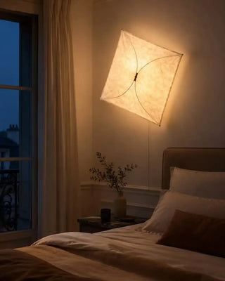 Flos Ariette wall lamp with synthetic fabric diffuser