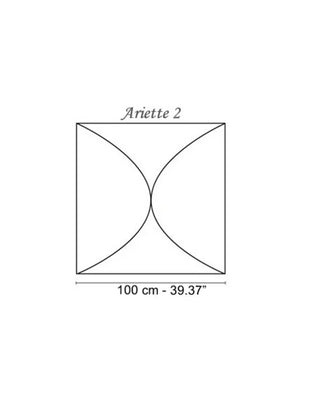 Flos Ariette wall lamp with synthetic fabric diffuser