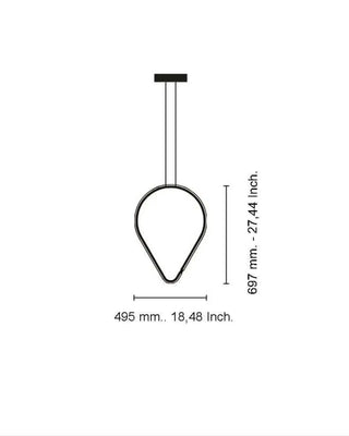LED-Pendelleuchte Flos Arrangements Drop