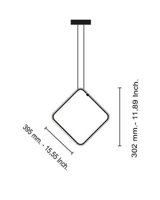 Lampada a sospensione Flos Arrangements Quadrato LED