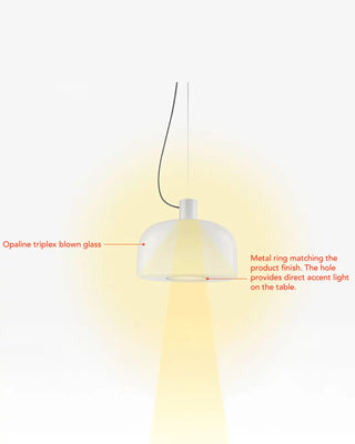 Flos Bellhop Glass pendant lamp