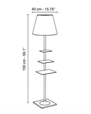 Flos Bibliotheque Nationale floor lamp/bookshelf