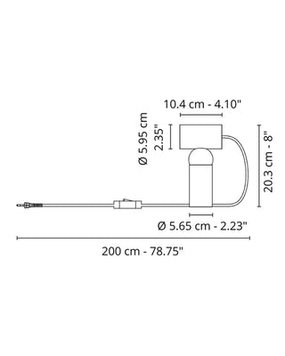 Lampe de table Flos Bilboquet